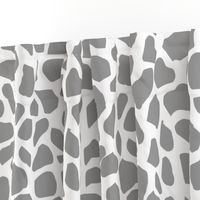 giraffe spot fabric grey nursery safari animals design