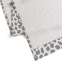 giraffe spot fabric grey nursery safari animals design