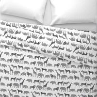 safari animals fabric safari nursery design light grey neutral nursery