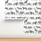 safari animals fabric safari nursery design light grey neutral nursery