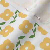 Yellow Spring Flower Pattern