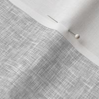 54" width 1 yard panel - Large plaid buck head on light grey linen 