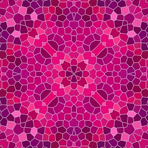 pink and purple mosaic