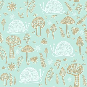 Snails & Mushrooms Mint