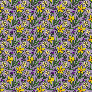 daffodils_and_violets