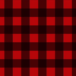 buffalo check pattern red black