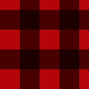 buffalo check pattern red black large