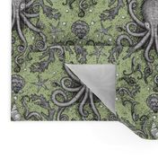 Octopus-Damask - Lt. Green