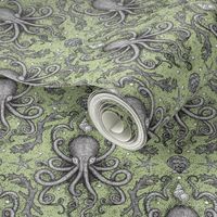 Octopus-Damask - Lt. Green