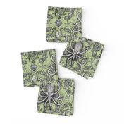 Octopus-Damask - Lt. Green