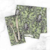 Octopus-Damask - Lt. Green