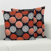 Dot this Geodesic, fancy on dark gray by Su_G