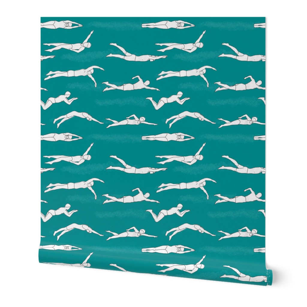 Swimmers_on_Turquoise