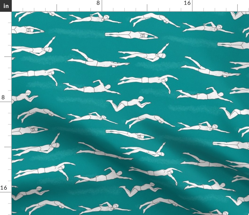 Swimmers_on_Turquoise