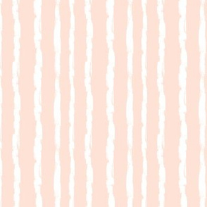 Rustic Paint Stripes Vertical Soft Peach