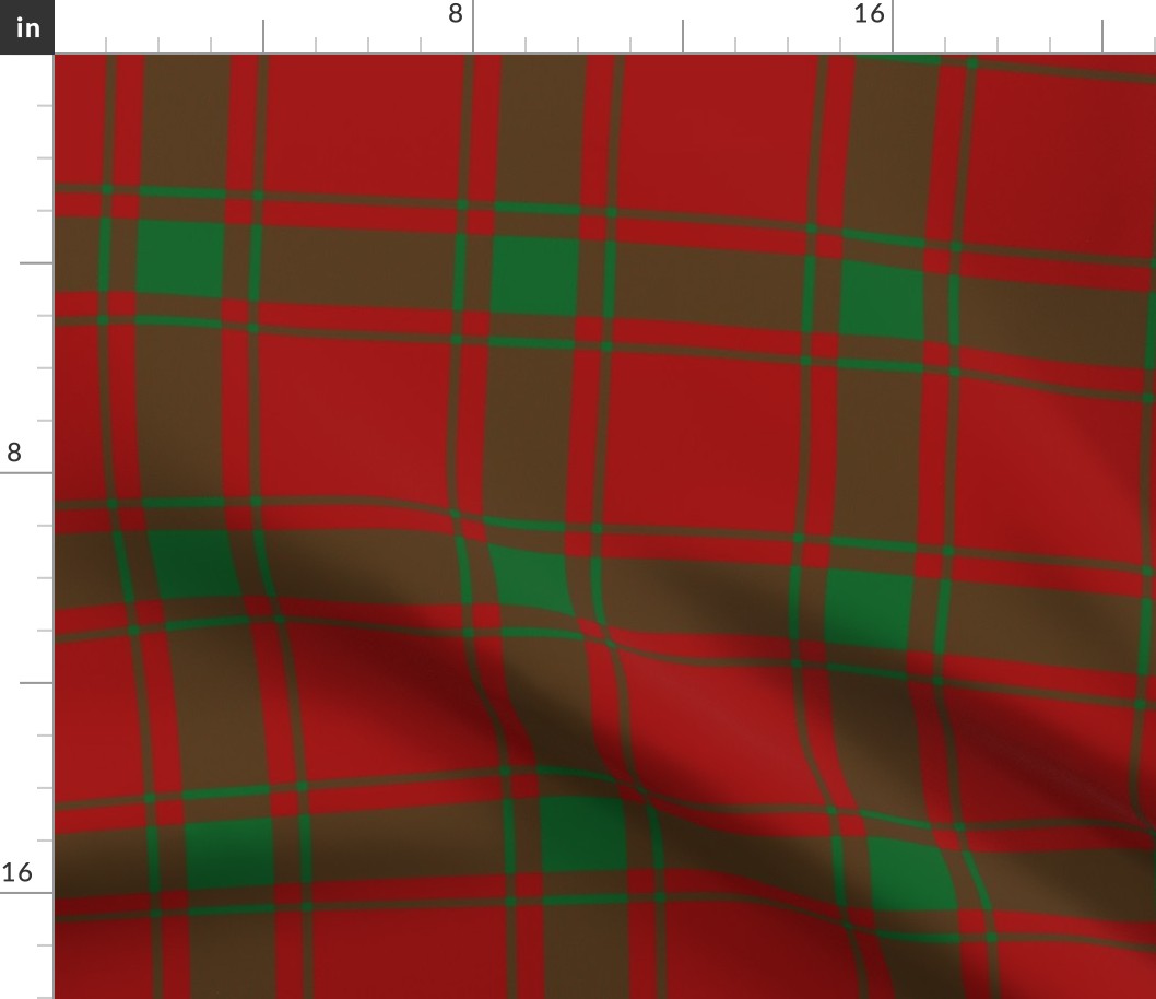 Middleton / MacDonald of Sleat tartan from 1700s, 6"