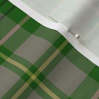 Taylor family tartan, 6" weathered grey/green