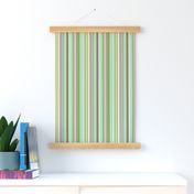 Daydreamer Stripe - Aqua & Taupe