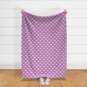 Bichon Frise silhouette dog fabric pattern purple