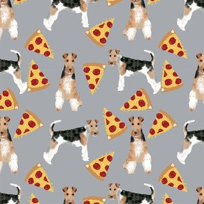 Wire Fox Terriers dog breed fabric terrier pizza