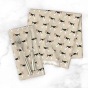 Wire Fox Terriers dog breed fabric simple