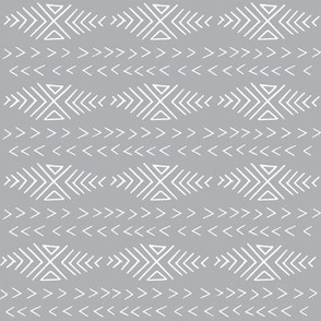 mudcloth inspired fabrics - black and white fabric hand drawn print 