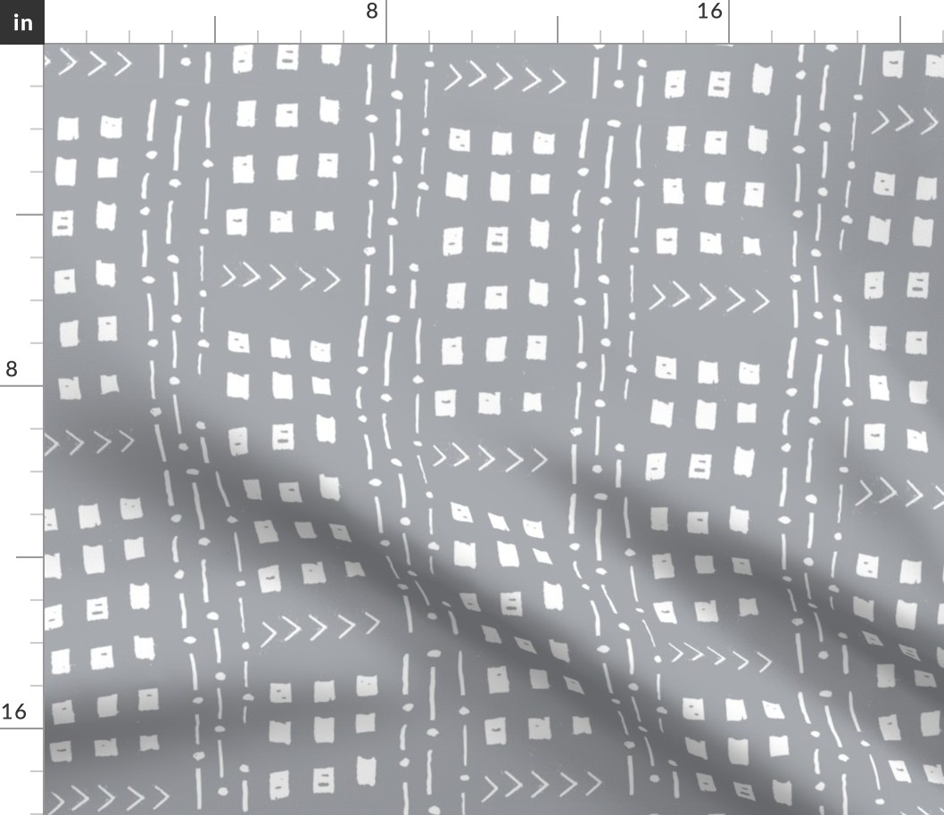 mudcloth inspired fabrics - black and white fabric