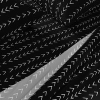 mudcloth inspired zig zag - black and white fabric