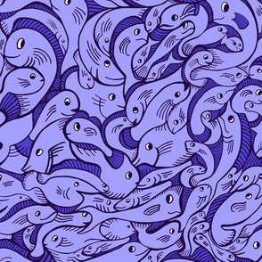 Fish in the Sea Purple