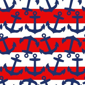 Anchors and Red Stripes, Nautical