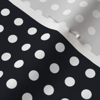 Small white polka dots on very dark gray by Su_G