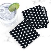 Small white polka dots on very dark gray by Su_G