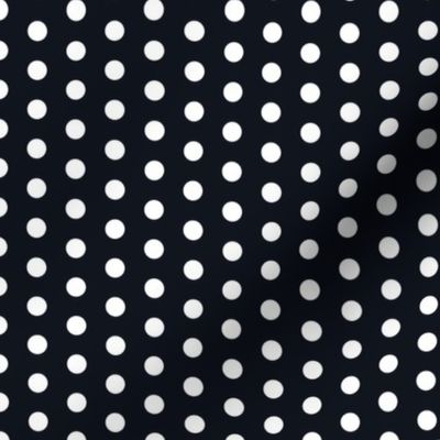 Small white polka dots on very dark gray by Su_G