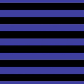 Blue on Blue Bold Stripes Nautical