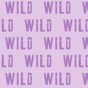 wild -  2 tone purple