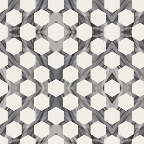 Marble Hexagons - Neutrals