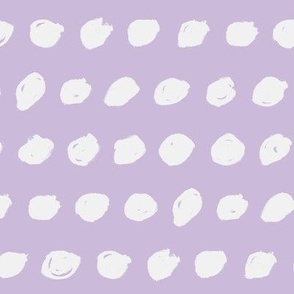 small dots in stripes – lilac