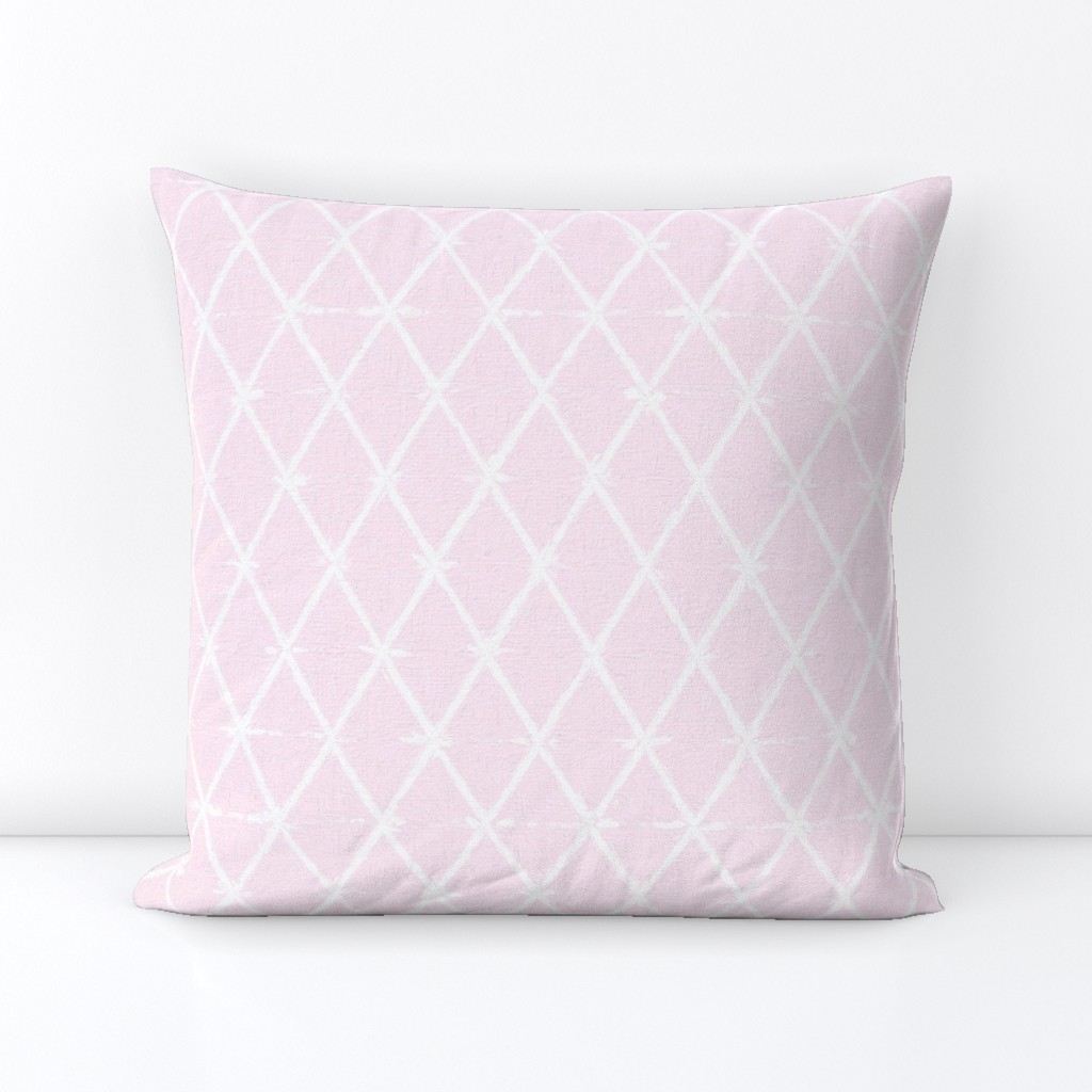 Pale Rose Pink Lattice