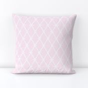 Pale Rose Pink Lattice