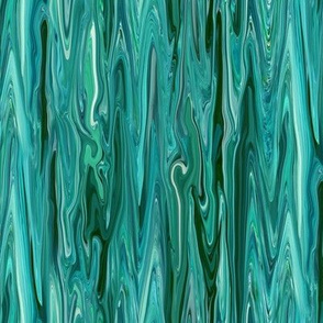 LTG - Liquid Teal Marble, small, lengthwise