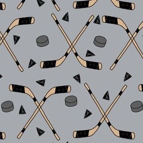 hockey fabric //  hockey sports fabrics hockey sport ice hockey kids fabric  - grey