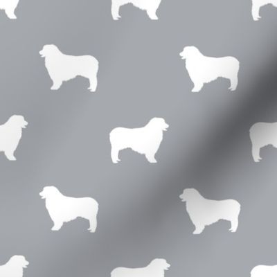 Australian Shepherd silhouette dog breeds grey