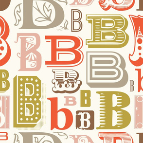  Seamless letter B pattern