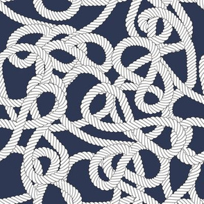 Nautical Rope Knots in Navy