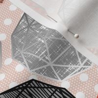 Dot dot dot this Geodesic on pale pink by Su_G_©SuSchaefer