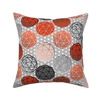 Dot dot dot this Geodesic on pale gray by Su_G_©SuSchaefer