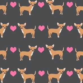 Chihuahua heart fabric pet dog breed