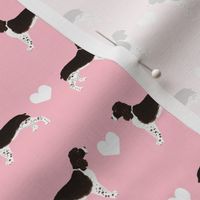 English Springer Spaniel heart fabric pet dog breed