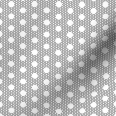 Dot dot: white on pale gray by Su_G_©SuSchaefer