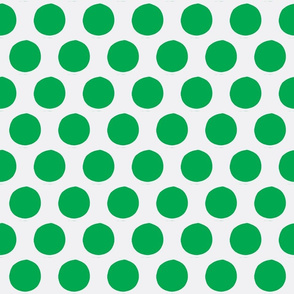 More...Polk-a-dots (in green and white)